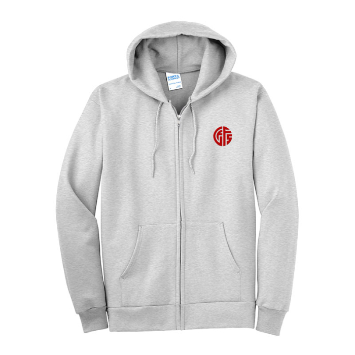 Customized Port & Company® Tall Essential Fleece Full-Zip Hooded Sweatshirts