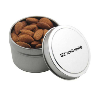 Round Tins with Almonds