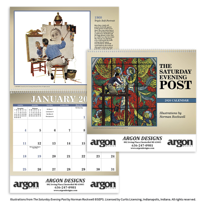Customized Saturday Evening Post Wall Calendars