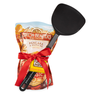 Spatula with Pancake and Waffle Mixes