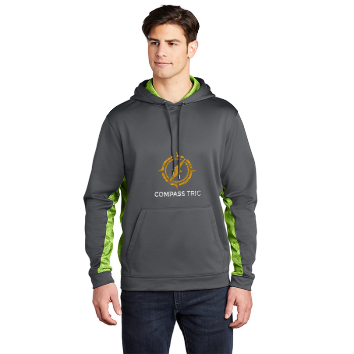 Customized Sport-Tek® Sport-Wick® CamoHex Fleece Colorblock Hooded Pullovers