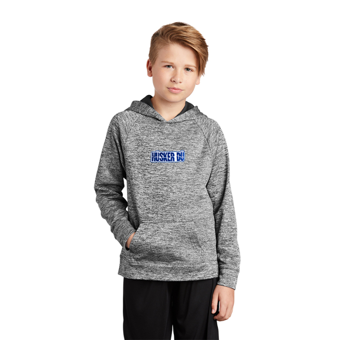 Customized Sport-Tek® Youth PosiCharge® Electric Heather Fleece Hooded Pullovers