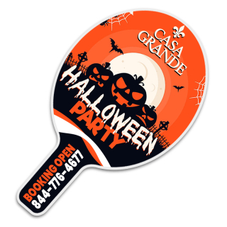 Economy Full Color Oval Hand Fans - One Side