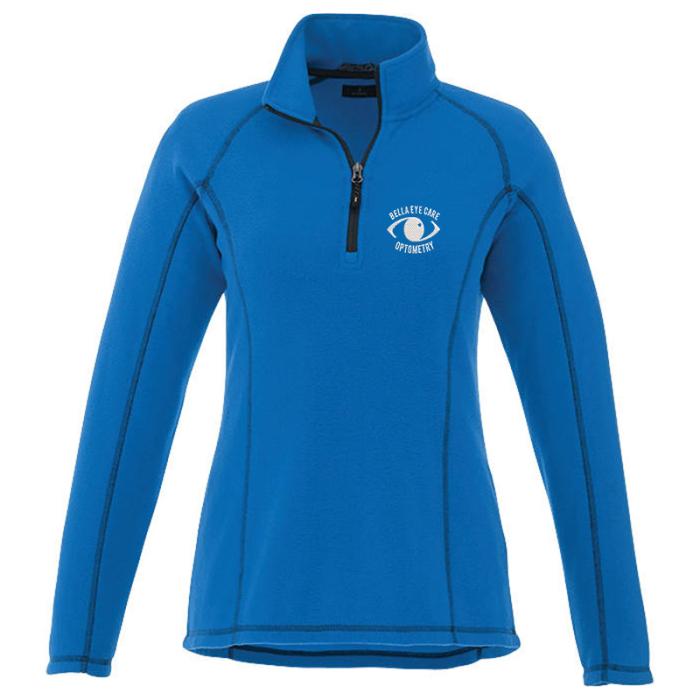 Elevate Imprinted Women's BOWLEN Polyfleece Half Zips