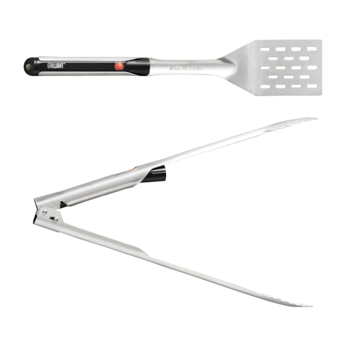 Grillight® Imprinted Premium Stainless Steel LED Grill Sets