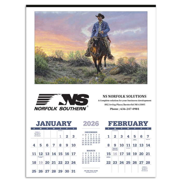 Imprinted American West by Tim Cox Wall Calendars