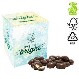 ECO-Boxes with Dark Chocolate Almonds
