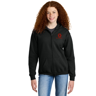 Gildan® Youth Heavy Blend™ Full-Zip Hooded...