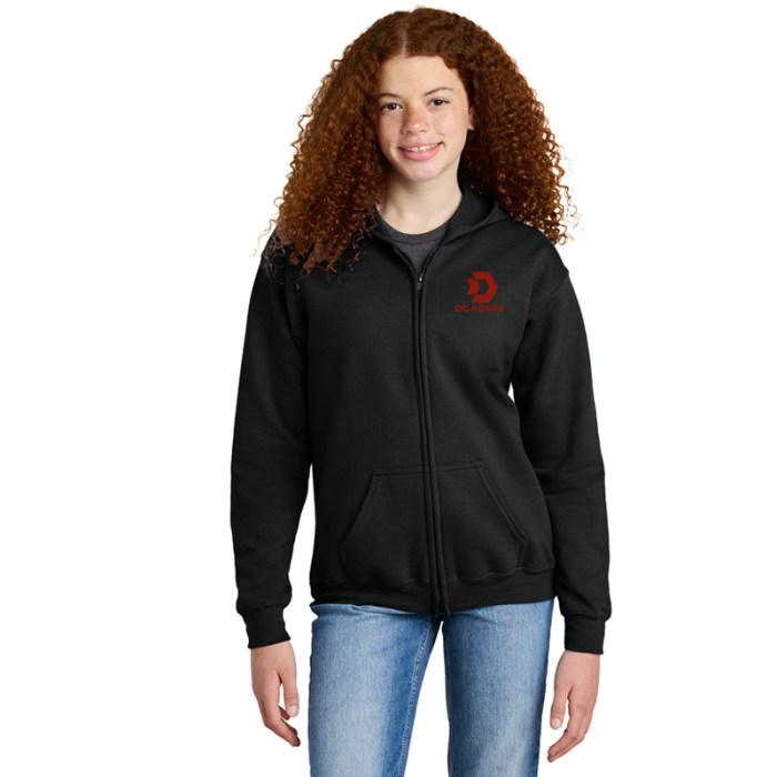 Imprinted Gildan® Youth Heavy Blend™ Full-Zip Hooded Sweatshirts