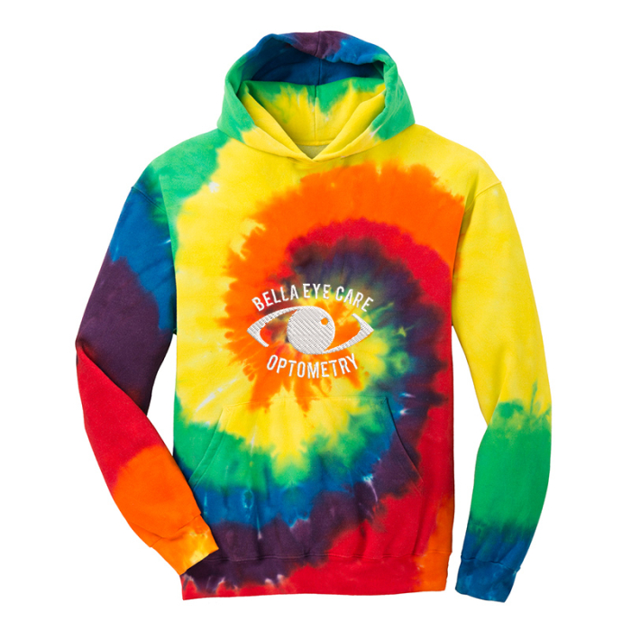 Imprinted Port & Company® Youth Tie-Dye Pullover Hooded Sweatshirts
