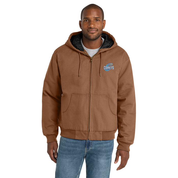 Personalized CornerStone® Duck Cloth Hooded Work Jackets
