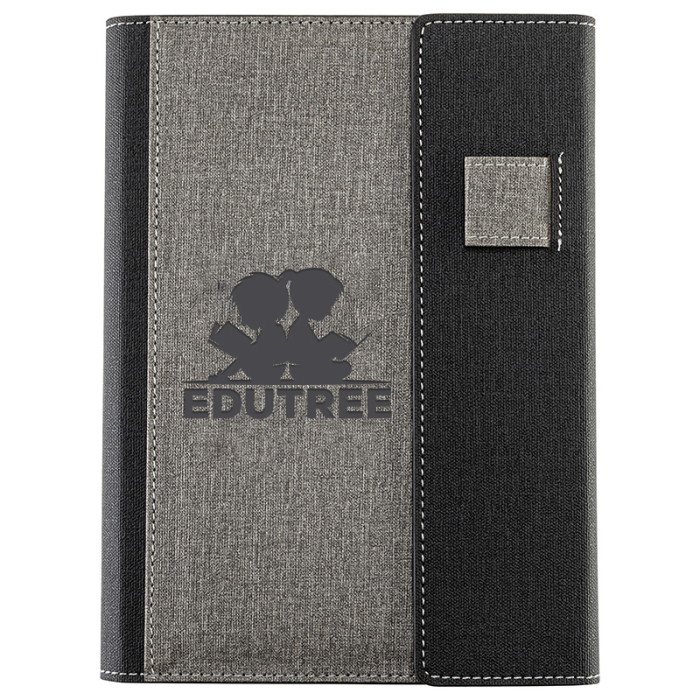 Personalized Folio Refillable Hardcover Journals with Card Pockets and Magnetic Closures