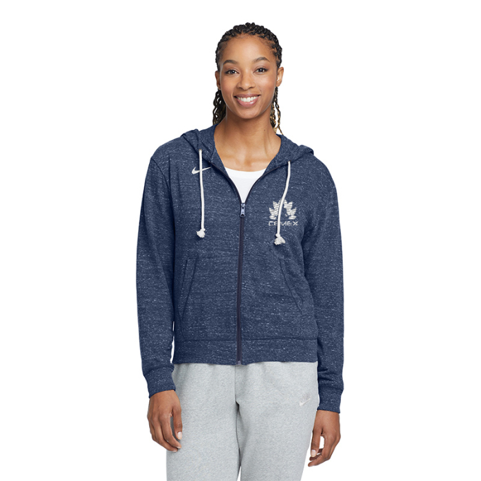 Personalized Nike Women's Gym Vintage Full-Zip Hoodies