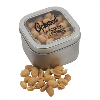 Window Tins with Peanuts
