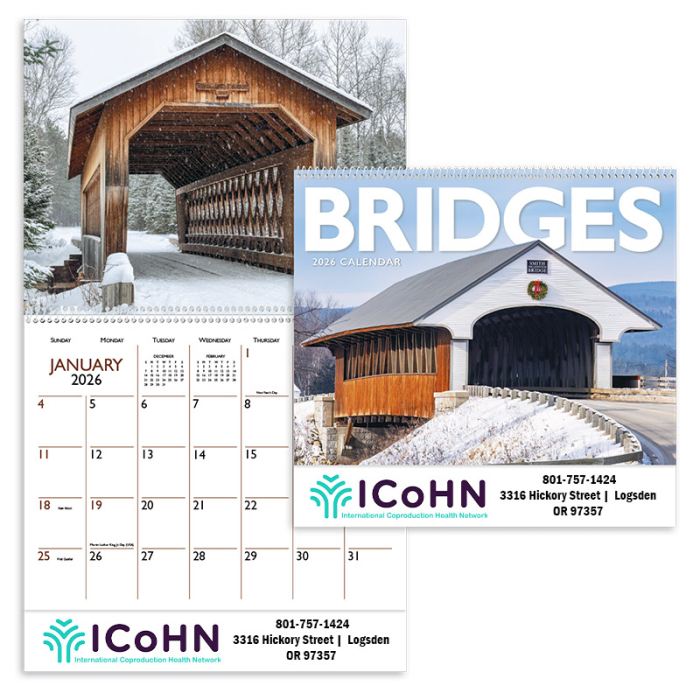 Promotional Bridges Wall Calendars