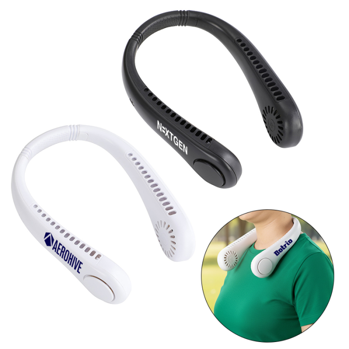 Promotional Cyclone Dual Airflow Neck Fans