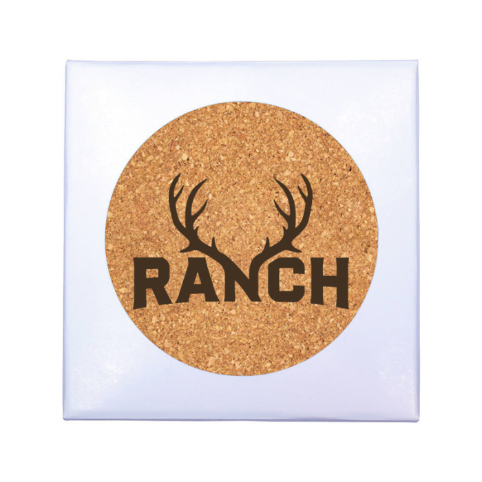 Promotional Deluxe Cork Coasters Packs of 4