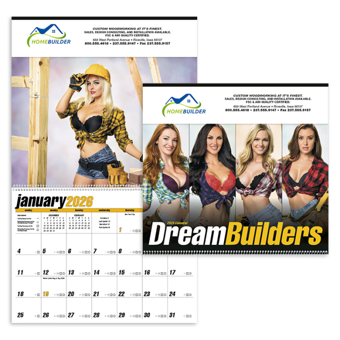 Promotional Dream Builders Wall Calendars