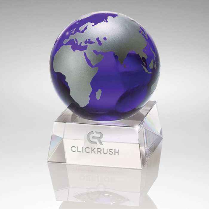 Promotional Firmada II Blue Crystal Globes