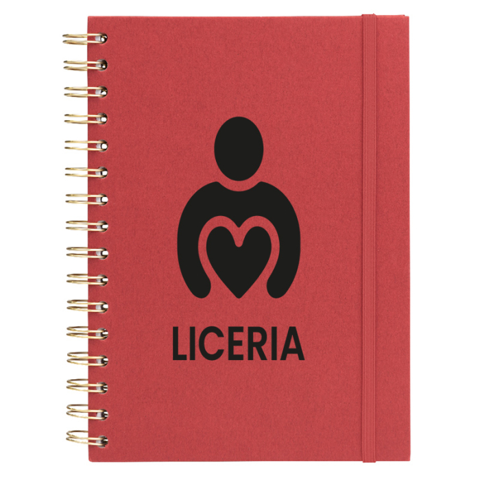 Promotional Fruit Paper Spiral Notebooks