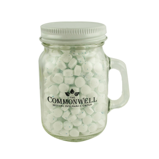 Glass Mini Mason Jars with MicroMints