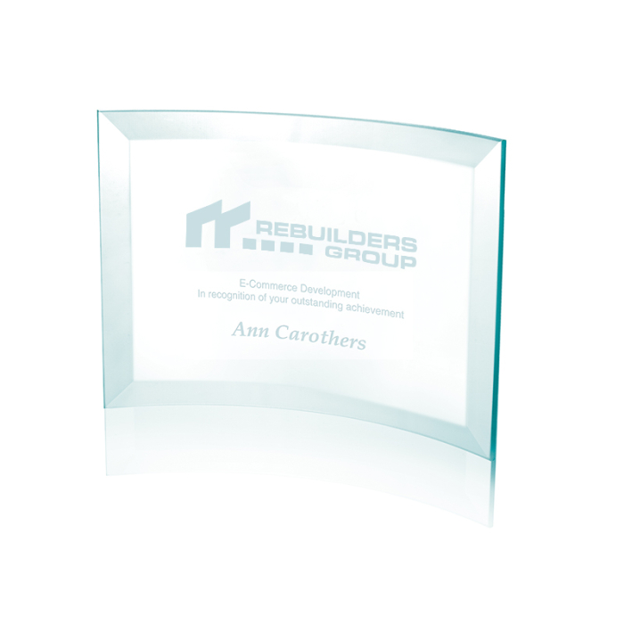 Promotional Jade Crystal Scroll AwardsMedium