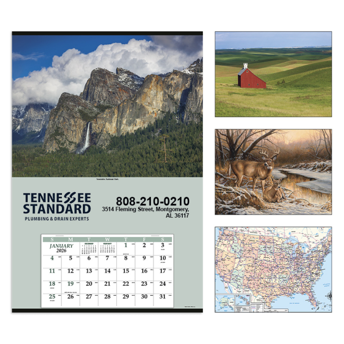 Promotional Jumbo Hanger 12-Month Wall Calendars