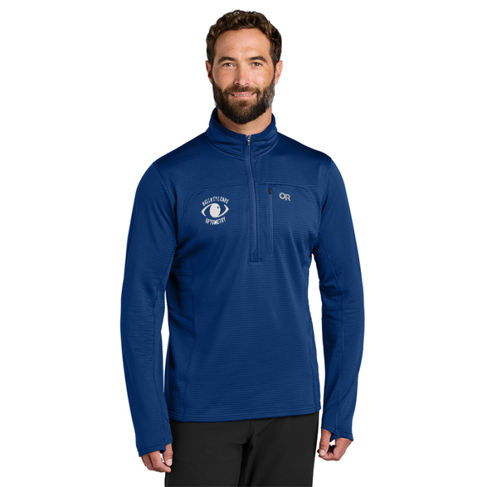 Promotional Outdoor Research® Tech Grid Quarter Zip Fleeces