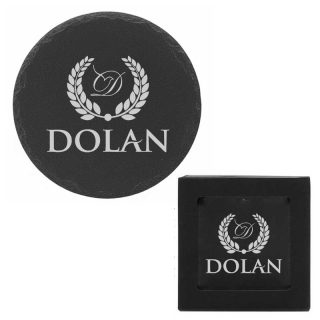 Round Slate Coasters