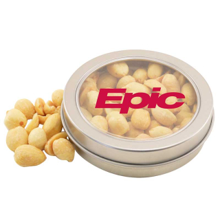 Round Tins with Peanuts