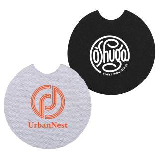 Sublimated Recycled Rubber Car Coasters