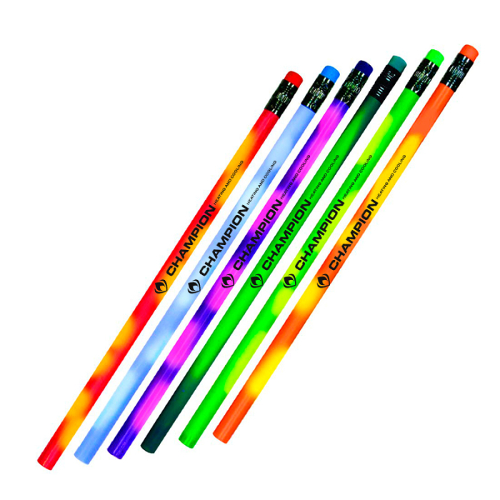 Create-A-Pack Custom Pencil Sets of 12 - Mood Pencils with Colored Erasers
