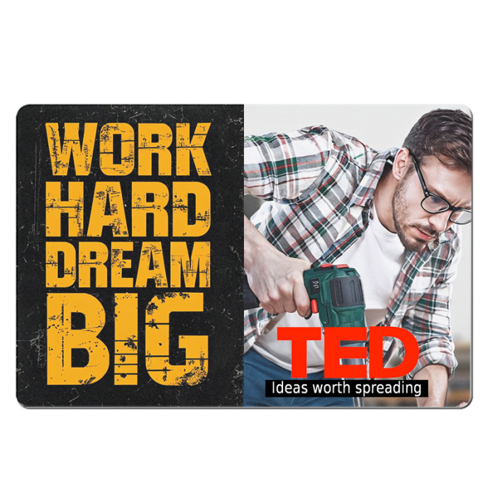 Customized 18x12 Inch UltraThin Repositionable Counter Mats