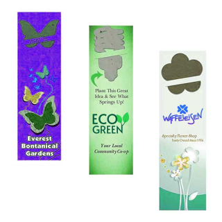 Dollar Sign Seed Shape Bookmarks