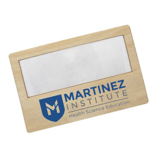 Wood Credit Card Magnifiers