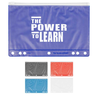 Slide Lock School Pencil Pouches