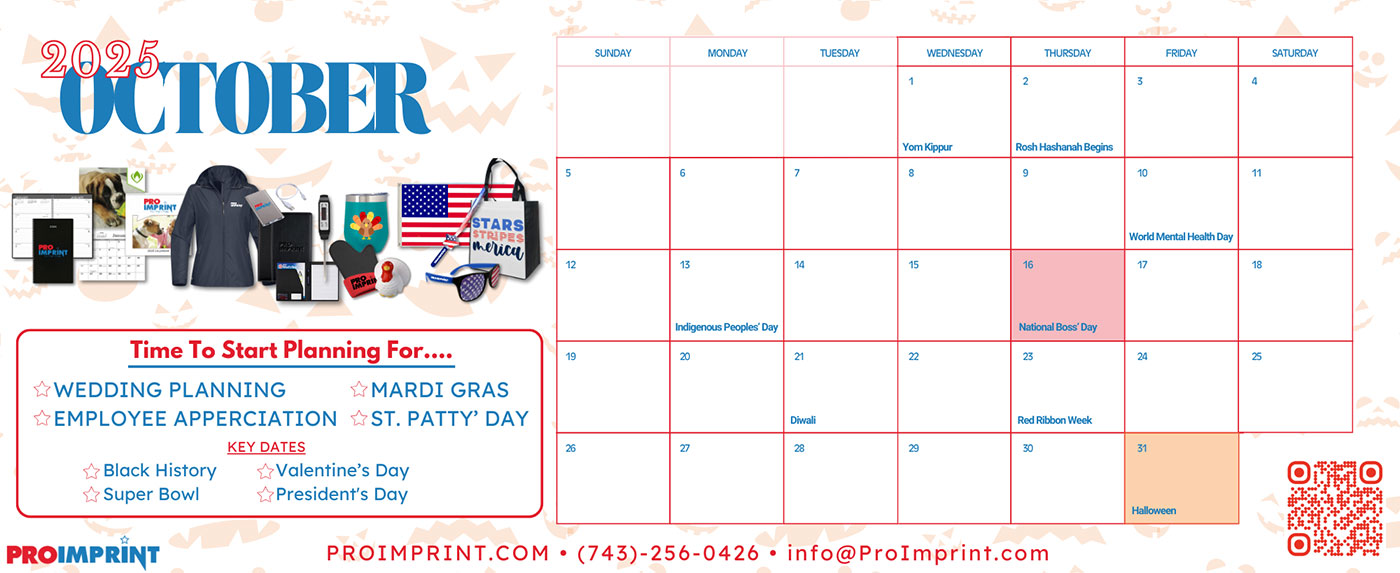 October Calendar