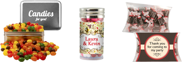 Custom Candy Products | Personalzied Candy Party Favors