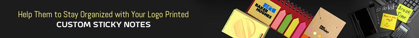 Custom Printed Sticky Notes With Logo | Personalized Post It Notes